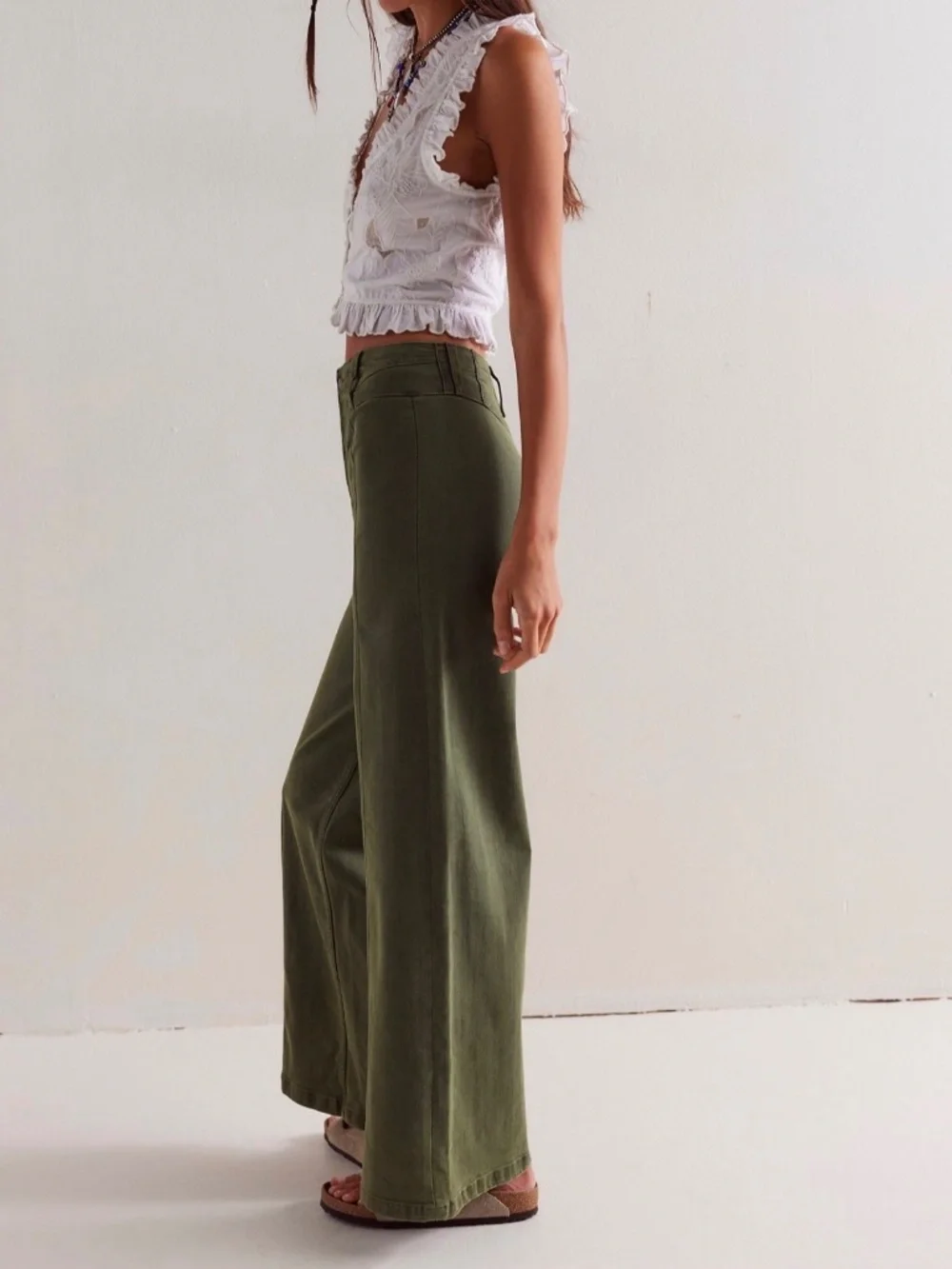 NWT Free People Libre Wide Leg Jeans, Size 33 Waist